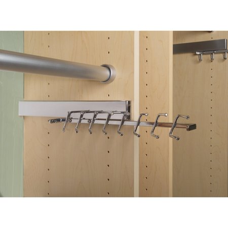 Rev-A-Shelf Rev-A-Shelf Sidelines Sliding Tie Rack for Custom Closet Systems CTRSL-14-CR-1